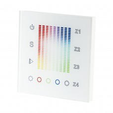 TENIA Funk oder DMX 4-Zonen Wandeinbau Dimmer für RGB oder RGB/WW Streifen