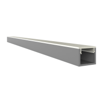 Led Aluminium Profil A0 Schmall 2 Meter lang incl. Opale abdeckung Endkappe Mit Loch & ohne Loch